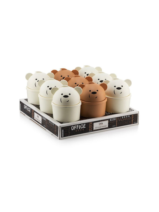 Кош За Боклук С Люлеещ Капак Пластмасов Дизайн Hippo 1.5l 13x21cm Viosarp