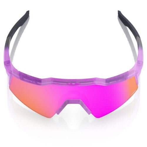 100% Cycling Glasses Speedcraft Sl with Pink Frame and Mirror Photochromic Lenses