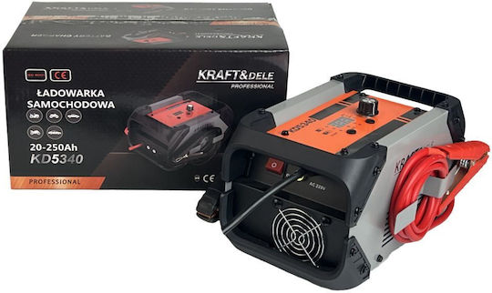 Kraft & Dele Зарядно Устройство За Автомобилна Батерия 12/24V