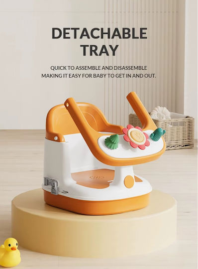 Little Mom Scaun De Baie Pentru Copii Cu Termometru Gri