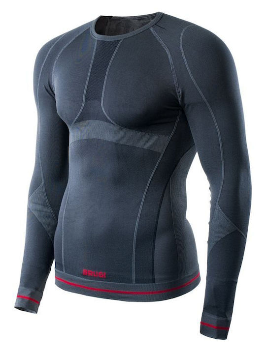 Brugi Thermoactive Tricou Termic Pentru Bărbați Negru