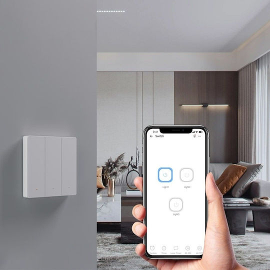 Sonoff Recessed Wall Switch Wi-Fi with Gray Frame