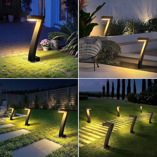 Set 4 Lampi Solare cu Lumină Albă Caldă 45x11x4cm