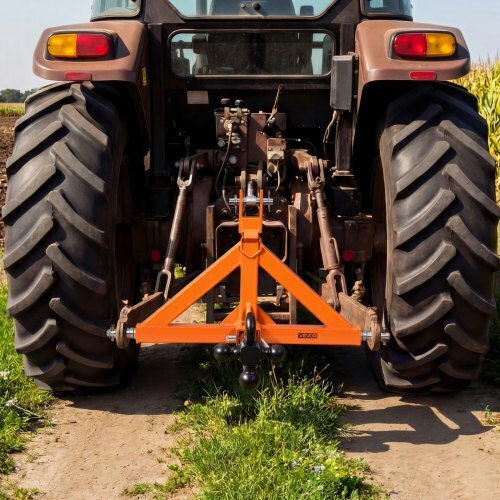 Vevor 3 Point Trailer Hitch 50.8 Mm Receiver 3 Pt Quick Hitch Attachment 3 Trailer Balls Tractor Tow Drawbar Adapter Category 1 Kubota Mahindra Ford Yanmar John Deere Massey Ferguson