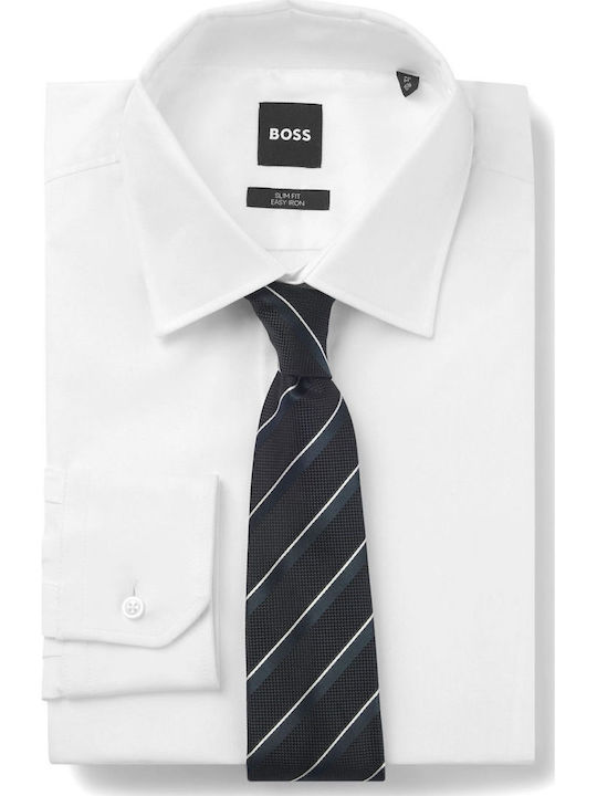 Boss Ανδρική Γραβάτα Μεταξωτή με Σχέδια Boss Ανδρική Γραβάτα Μεταξωτή με Σχέδια