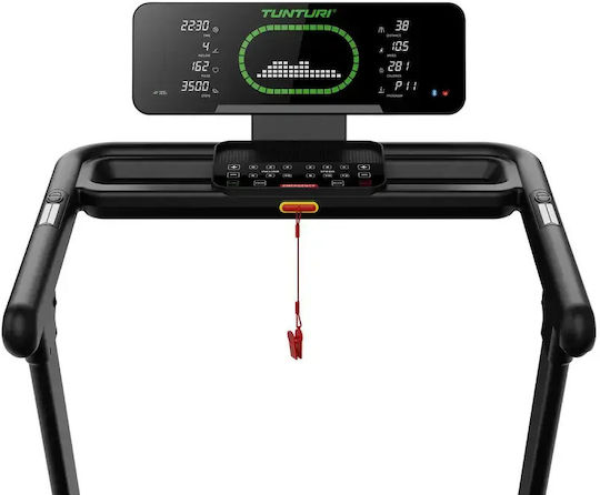 Tunturi Cardio 3.5hp Ηλεκτρικός Αναδιπλούμενος Διάδρομος Γυμναστικής για Χρήστη έως 130kg