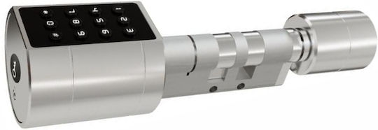 Euro Cylinder Smart Lock Package Ambianzza 2h Smart 65 – 90 Mm Silver + Wifi Adapter