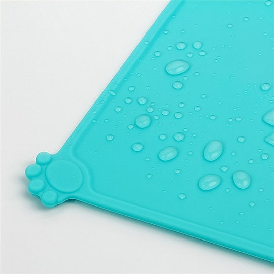 Set de Măsuțe din Silicon pentru Câine 48cm în Culoare Turcoaz