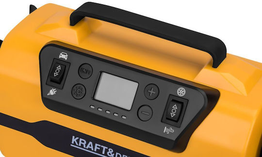 Kraft & Dele Car Tire Pump with Cigarette Lighter Cable 12V