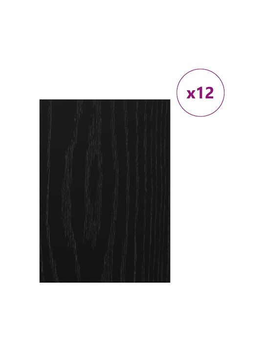 Vidaxl Decorative Paintings 12 Pieces Black Oak 30 X 42 X 0.3 Cm