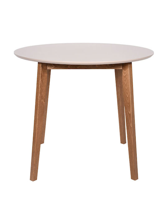 Max S Τραπέζι Τραπεζαρίας Ξύλινο Machiato 90x90x75εκ.