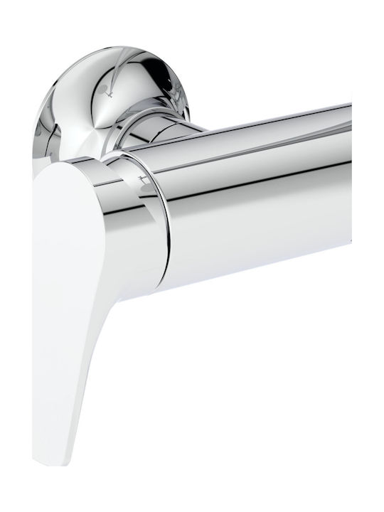 Ideal Standard Στήλη Ντουζ με Μπαταρία Ασημί