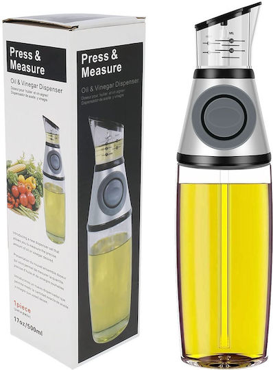 Recipient Pentru Ulei și Oțet Recipient Pentru Ulei Din Sticlă cu Flux 500ml