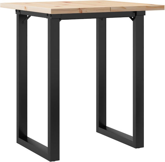 Τετράγωνο Τραπεζαρίας Καφέ 70x70x75.5εκ. Τετράγωνο Τραπεζαρίας Καφέ 70x70x75.5εκ.