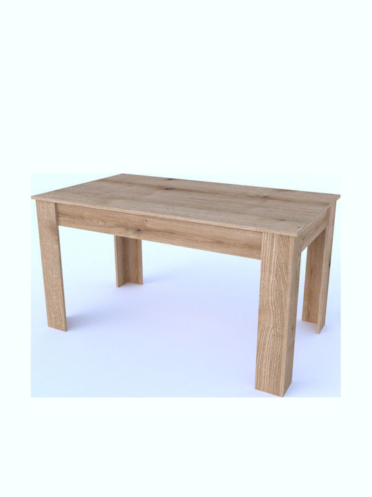 Τραπέζι Τραπεζαρίας Ξύλινο 140x80x75εκ.