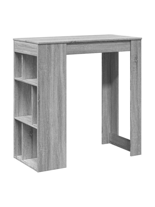 Table Bar Wooden Grey Sonoma 102x50x103.5cm
