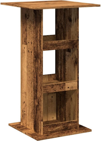 Table Bar Wooden Oak 60x60x102cm