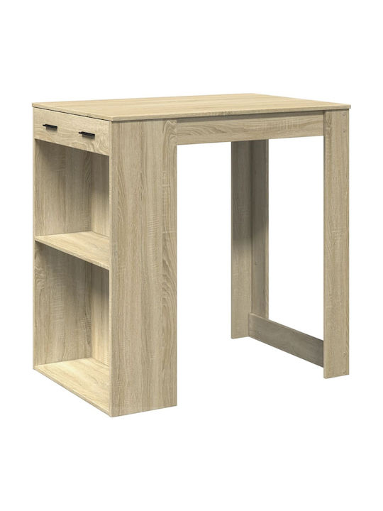 Table Bar Wooden Sonoma Oak 102x70x103.5cm