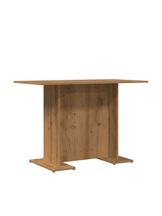 Table Dining Room Wooden Oak 110x60x75cm