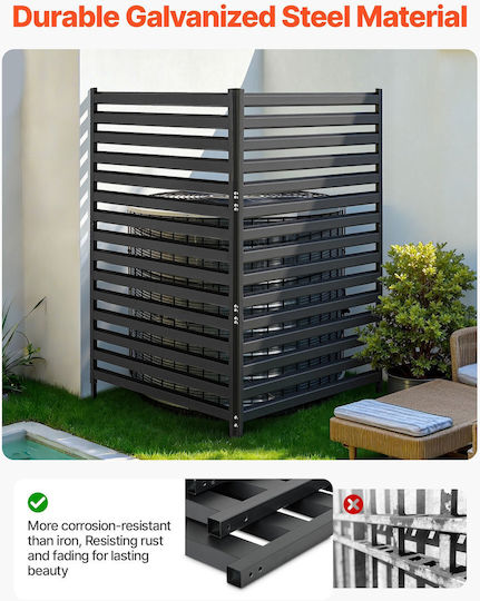 Vevor Διακοσμητικό Παραβάν Μεταλλικό 96x152.4cm