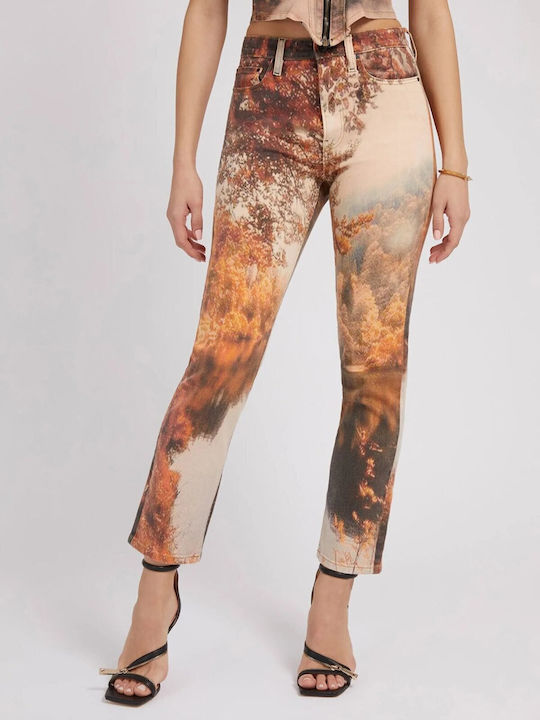 High Rise Women's Jean Pants in Slim Fit