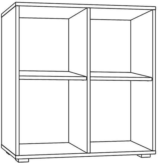 Smart Artisan Bookcase 74x25x76cm