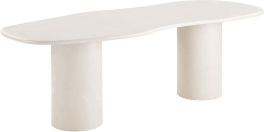 Maranola Dining Room Table Off White 240x96x76cm
