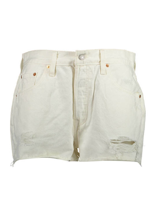 501 Women's Jean High-waisted Shorts White
