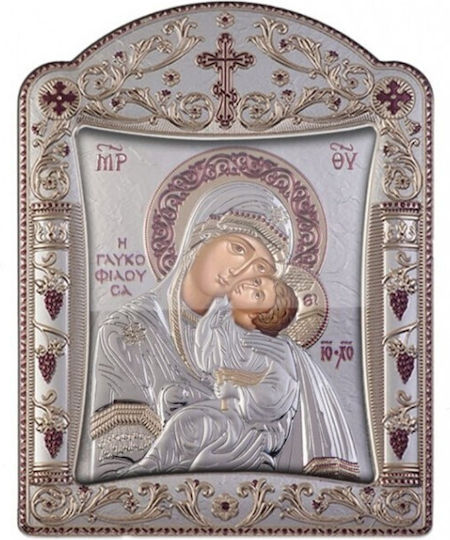 Christian Silver Film Icon 925 Dimension 16.70x22.40 Slevori