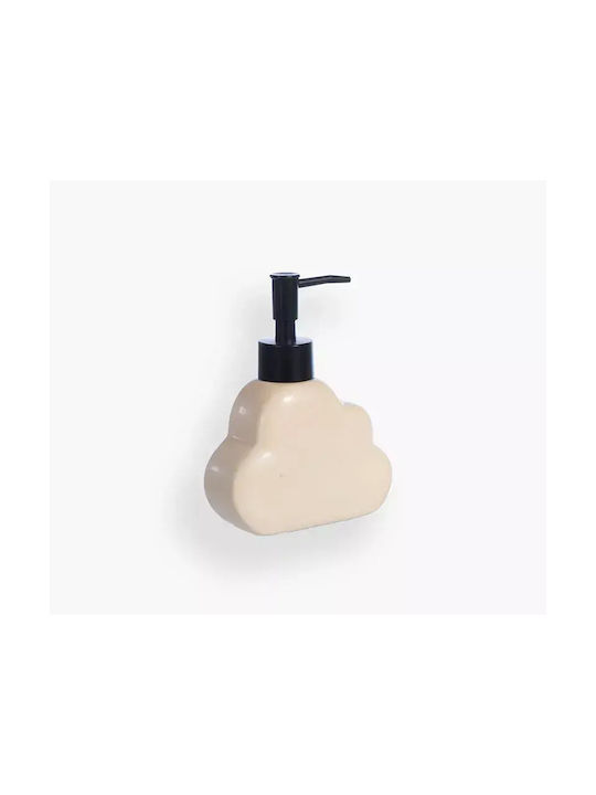 Badezimmer Zubehör Set Keramik-Plastik 3 Stück Easy Nef-Nef Homeware Glasur 11,7x4,8x9,5-15,5+11,6x4,3x8+13x8x2,5