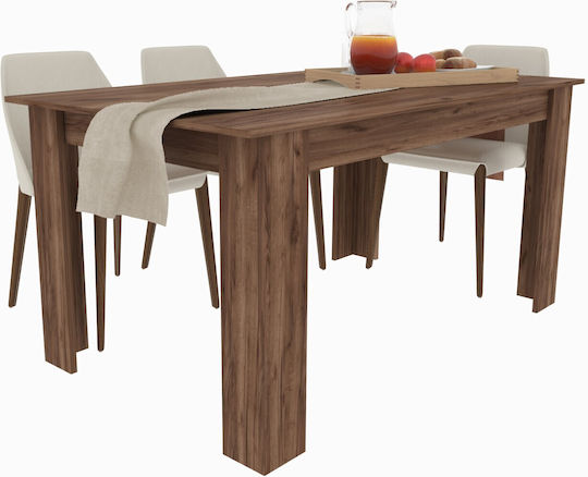 Bruno Κουζίνας Επεκτεινόμενο Καφέ 140+40x80x75εκ. Bruno Κουζίνας Επεκτεινόμενο Καφέ 140+40x80x75εκ.