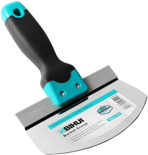 Bihui Σπάτουλα Inox 165mm με Πλαστική Λαβή PTK165