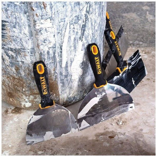 Dewalt Gemeinsames Messer Metallischός 203mm mit Kunststoffgriff 2-144