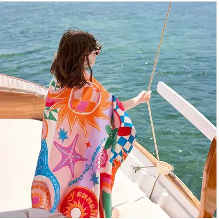 Dock & Bay Kids' Beach Towel Beige 160x90cm