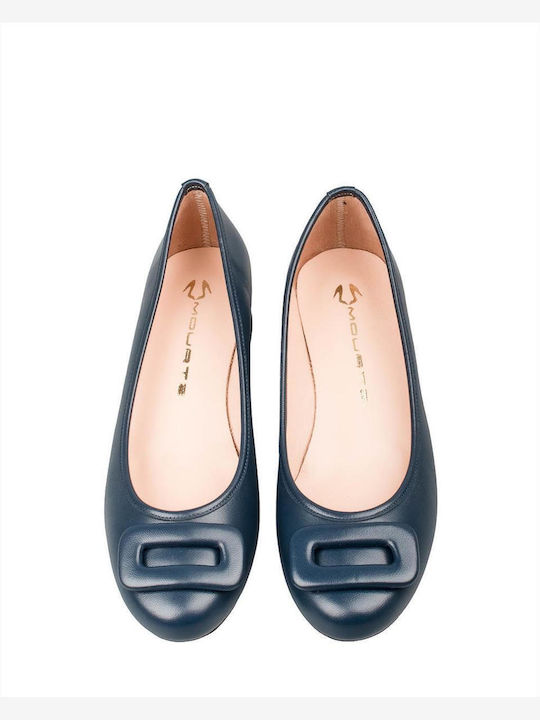 Women's Ballerina Shoes in Navy Blue Colour
