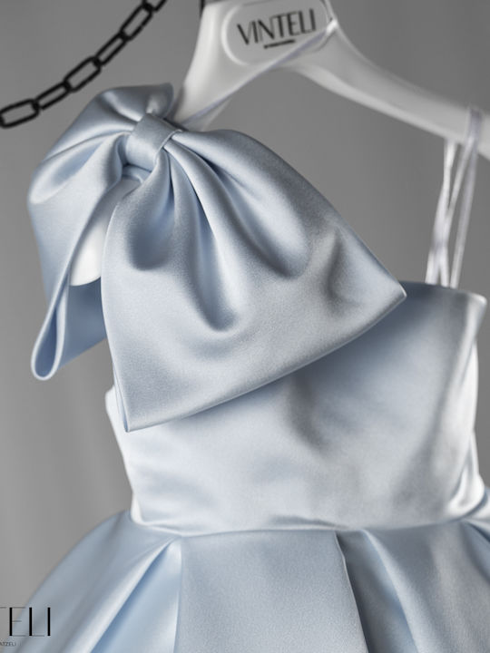 Vinte li Hellblaues Taufkleid