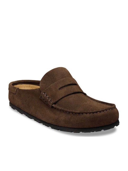 Birkenstock Leather Men's Casual Shoes Brown