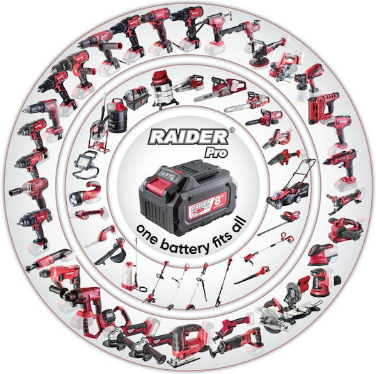 Raider Werkzeugbatterie Lithium 12V mit Kapazität 1.5Ah R20 RDP-R20