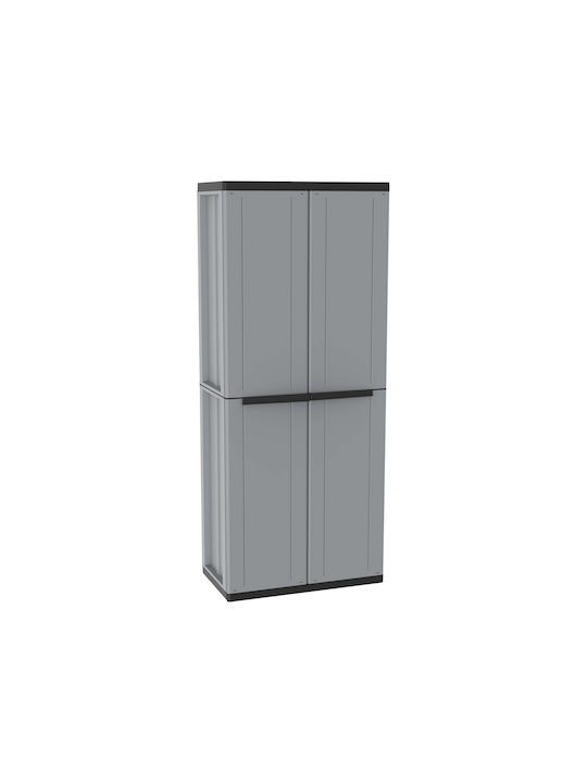 Δίφυλλη Ντουλάπα JLine Πλαστική με 3 Ράφια 268 68x37.5x163.5εκ.