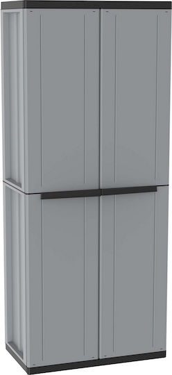 Double-Leaf Cabinet JLine 268 Plastic with 3 Shelves 268 68x37.5x163.5 cm