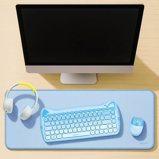 LogiLink ID0221 Gaming Mouse Pad Μπλε