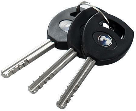 Set Steel Padlock Brass With Key 50mm
