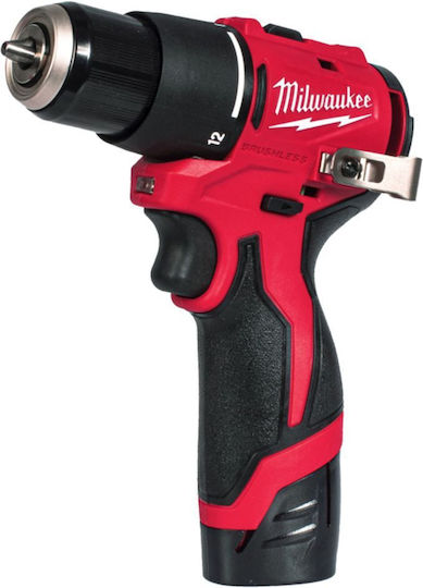 Milwaukee M12 BLPDRC-202C Κρουστικό Δραπανοκατσάβιδο Μπαταρίας Brushless 12V