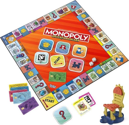 Επιτραπέζιο Παιχνίδι Monopoly Electronic Banking για 2-6 Παίκτες 8+ Ετών (RO) Hasbro
