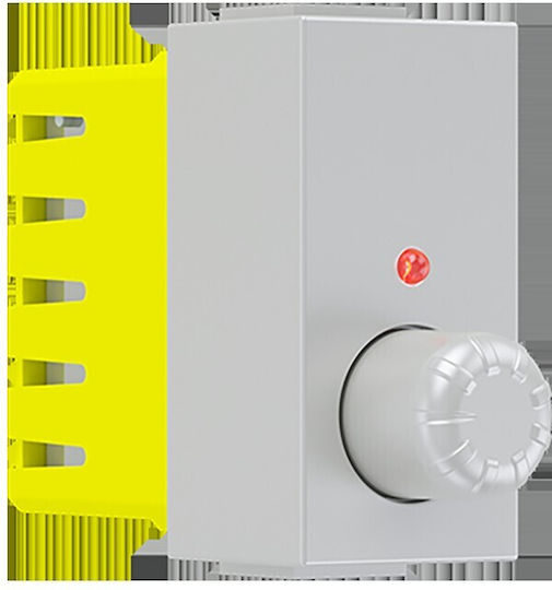 Aca Modys Χωνευτός Διακόπτης Dimmer χωρίς Πλαίσιο Κλασικός Περιστροφικός 300W σε Μπεζ Χρώμα