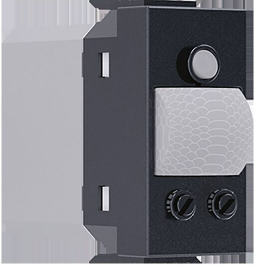 Aca Modys Χωνευτός Διακόπτης Dimmer χωρίς Πλαίσιο Κλασικός Μπουτόν 100W σε Μαύρο Χρώμα