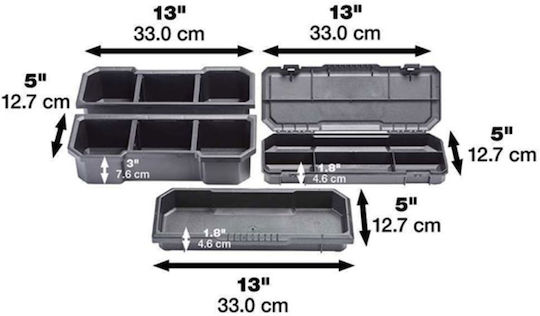 Milwaukee Tool Accessories for Storage / Transport Packout 4932478299 4pcs