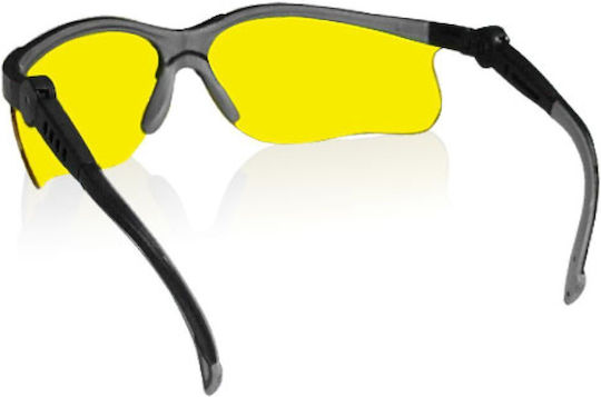 Husqvarna Yellow X Γυαλιά Εργασίας για Προστασία με Κίτρινους Φακούς