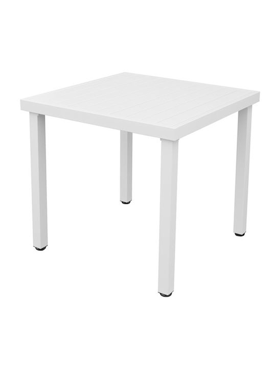 Madison Dining Room Set for Small Outdoor Spaces 3 Pieces Aluminum