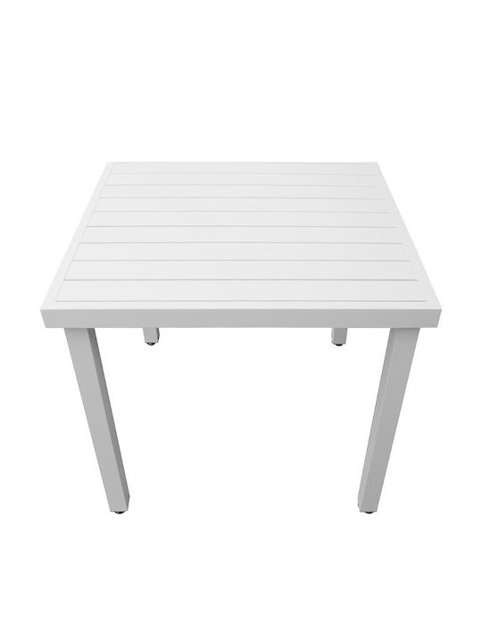 Madison Dining Room Set for Small Outdoor Spaces 3 Pieces Aluminum